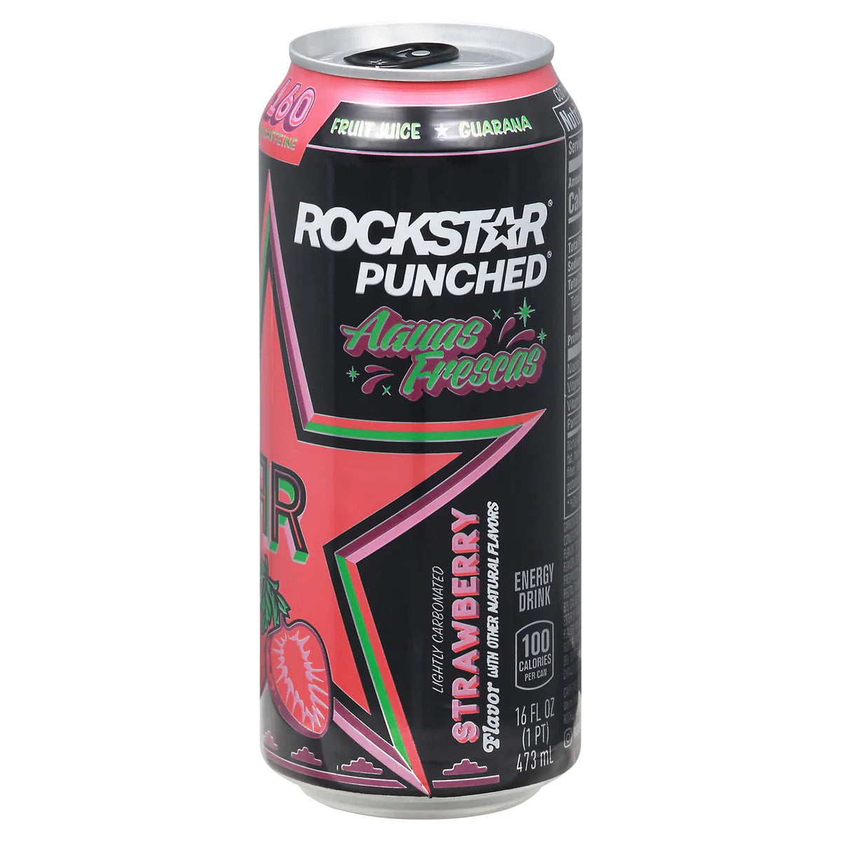 Rockstar Energy Punched Aguas Frescas Strawberry