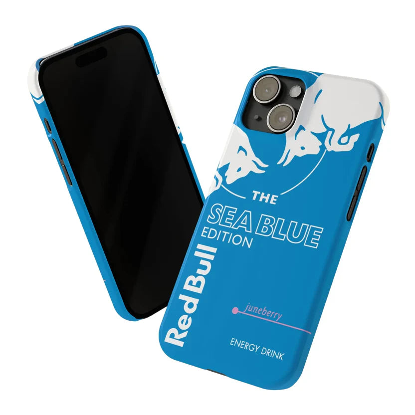 Red Bull iPhone Case Sea Blue Edition Juneberry