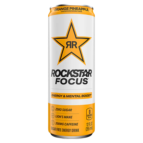 Rockstar Energy Focus Orange Pineapple