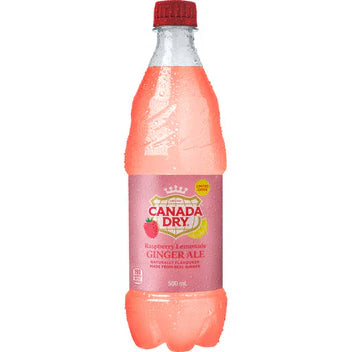 Canada Dry Ginger Ale Raspberry Bottle