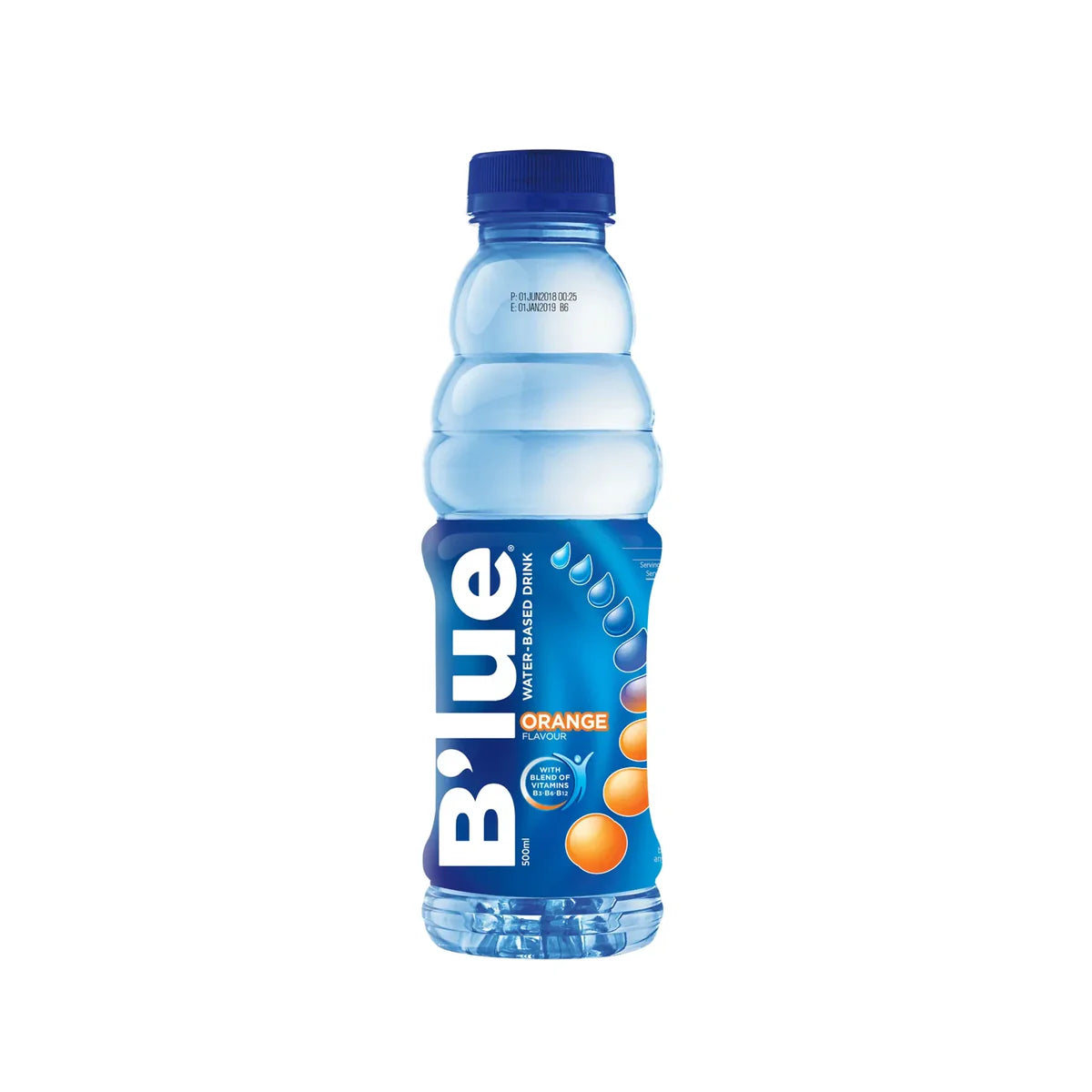 B'lue Water Based Drinks Orange-500ml.