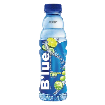 B'lue Water Based Drinks Cool Cucumber Lime-500ml.
