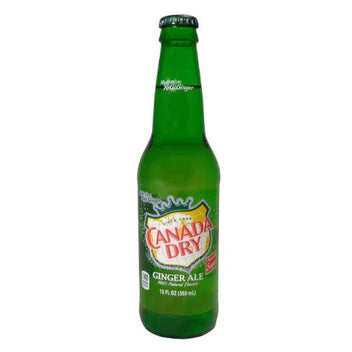 Canada Dry Ginger Ale Bottle Glass