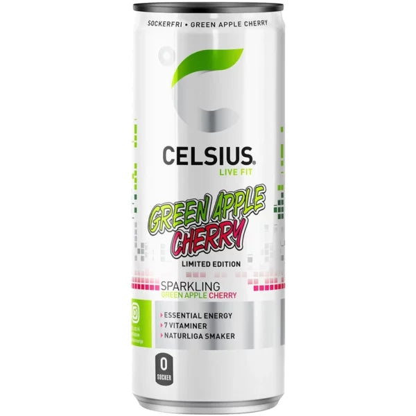 Celsius Green Apple Cherry