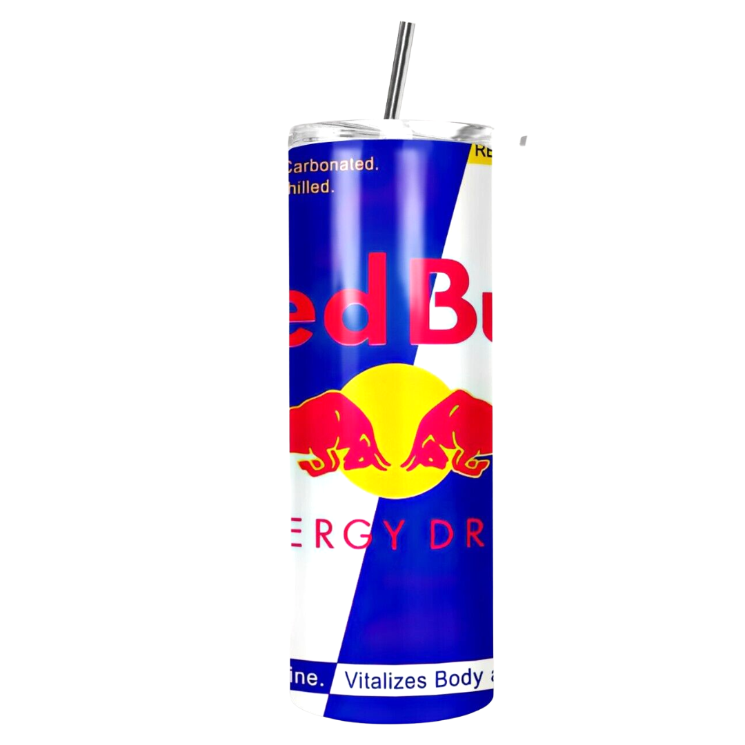 Gobelet Red Bull avec paille, édition originale