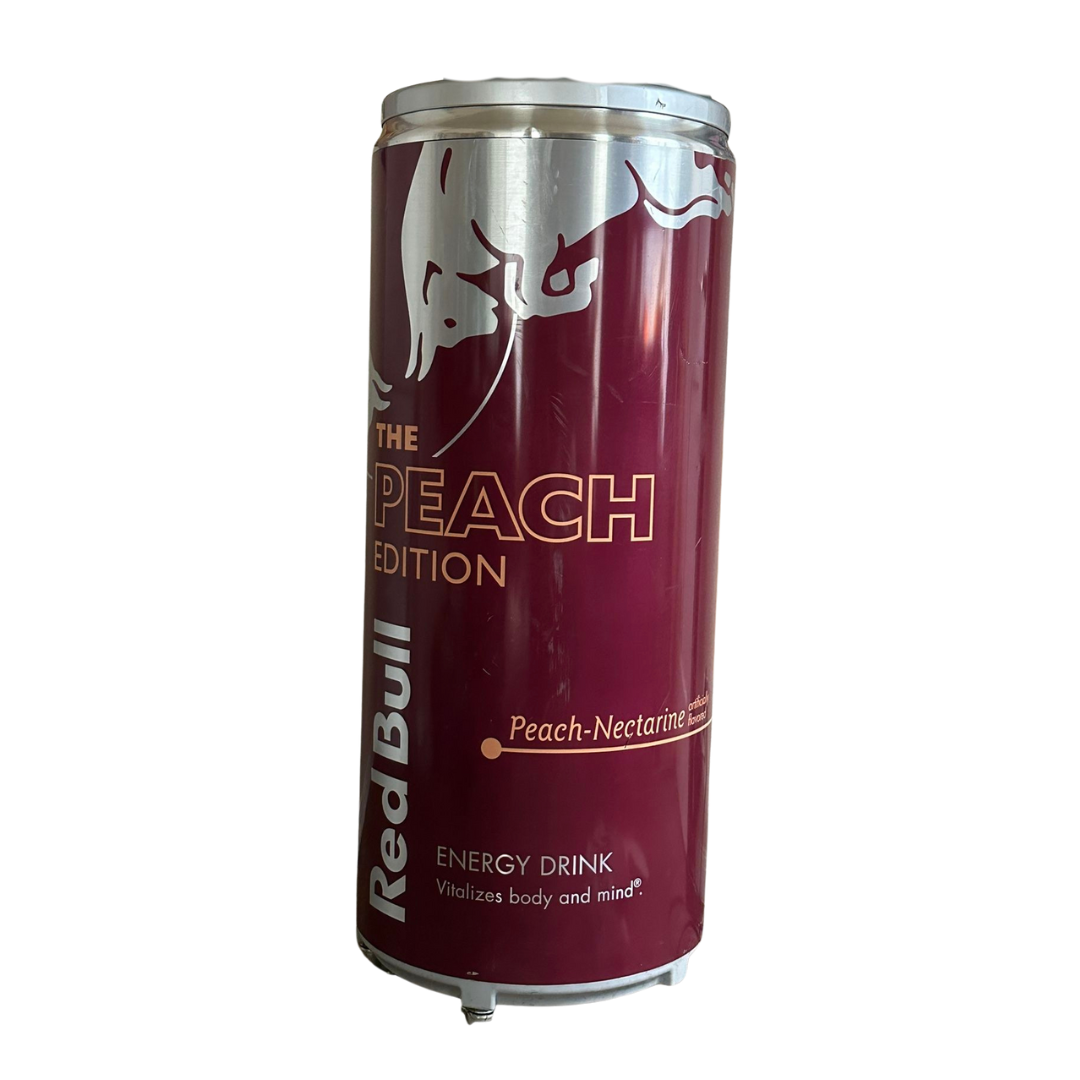 Fridge Red Bull Can Peach Edition