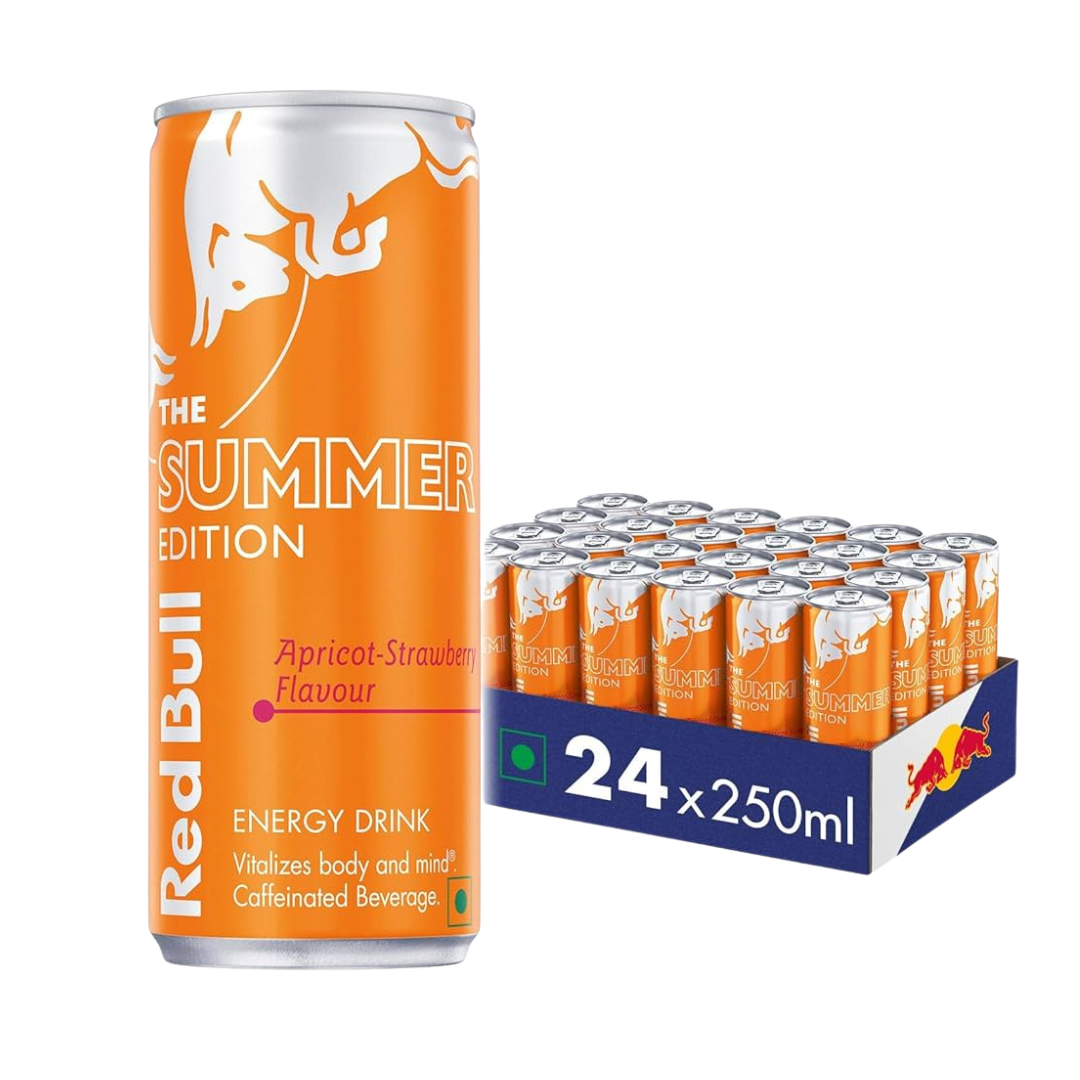 Pack X24 Red Bull Apricot Strawberry 250ML