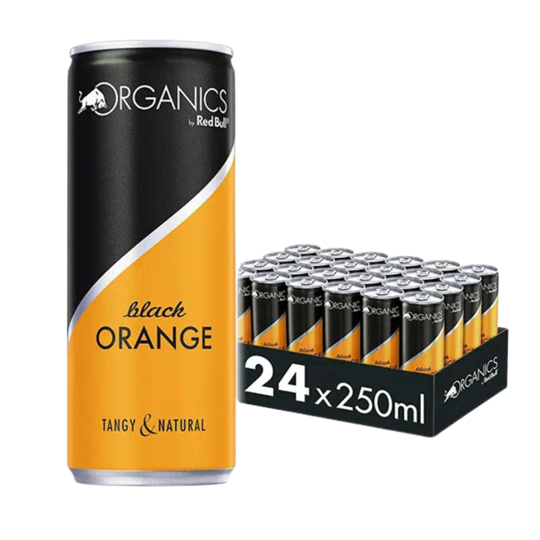 Pack X24 Red Bull Organics Black Orange 250ML