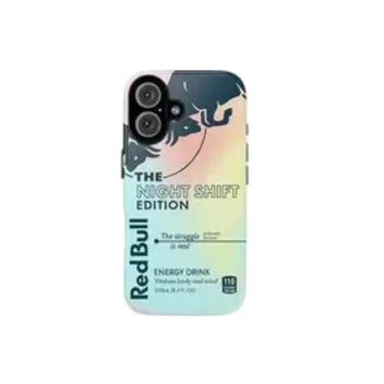 Red Bull iPhone Case Night Shift Clear Edition