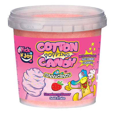 Funnycandy Popping Cotton Candy Strawberry