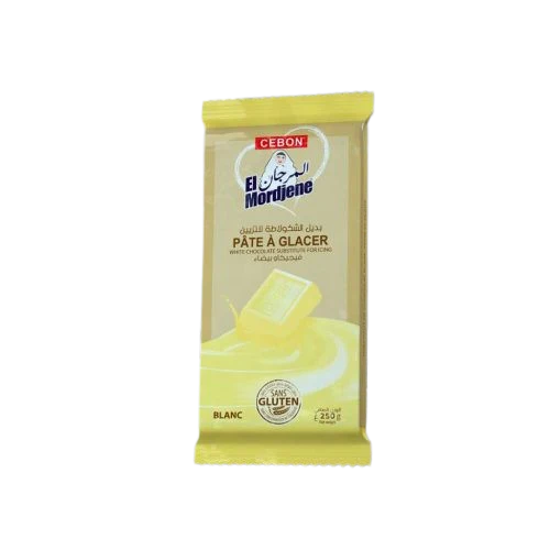 Tablette De Chocolat El Mordjene Chocolat Blanc