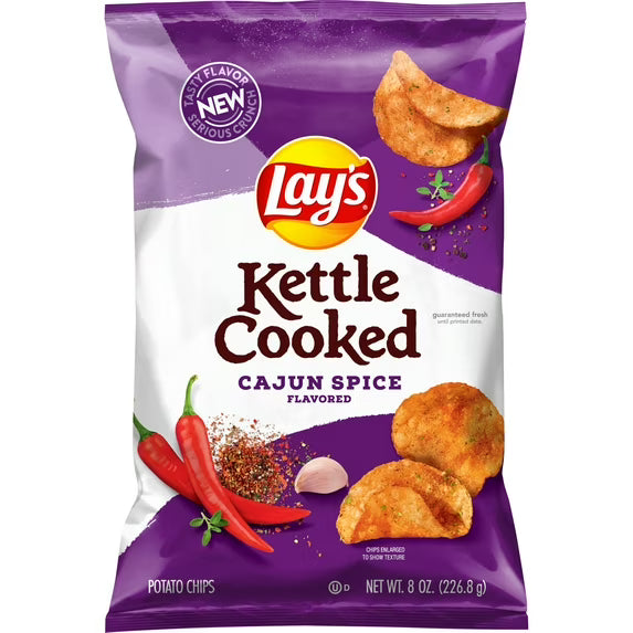 Lay's Kettle Cooked Cajun Spice
