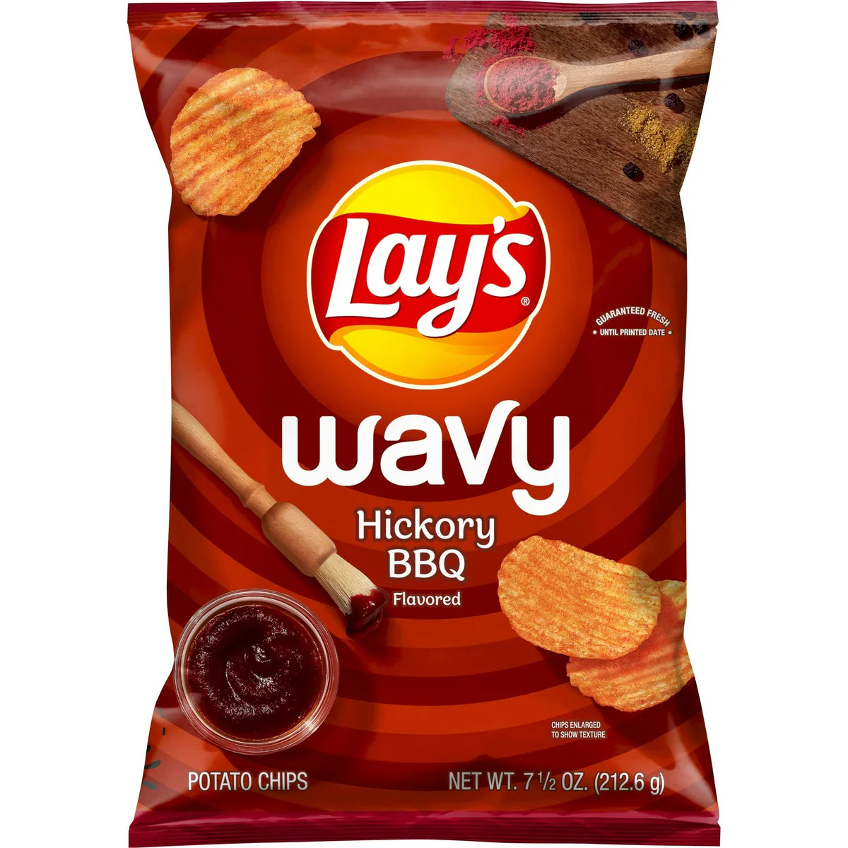Lay's Wavy Hickory BBQ