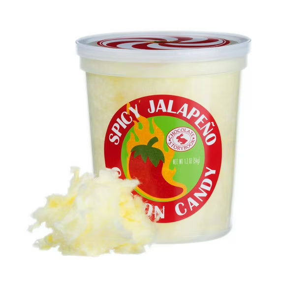 Barbe à papa au jalapeño épicé