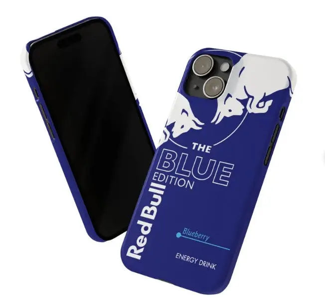 Red Bull iPhone Case Blue Edition Blueberry