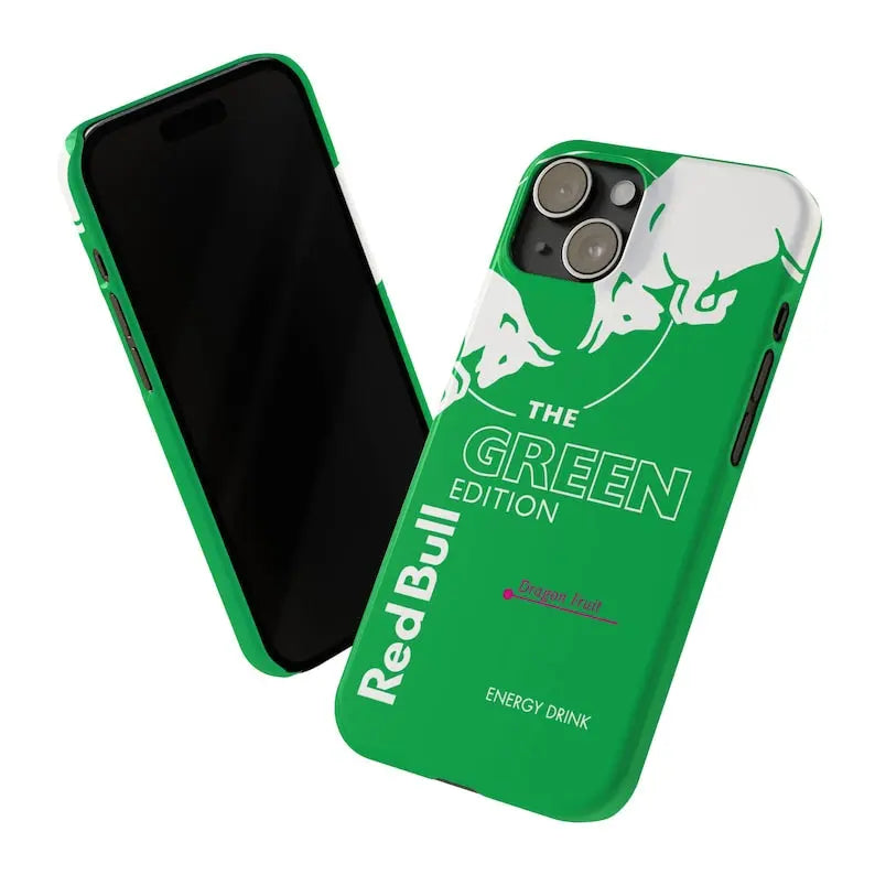 Red Bull iPhone Case Green Edition Dragon Fruit
