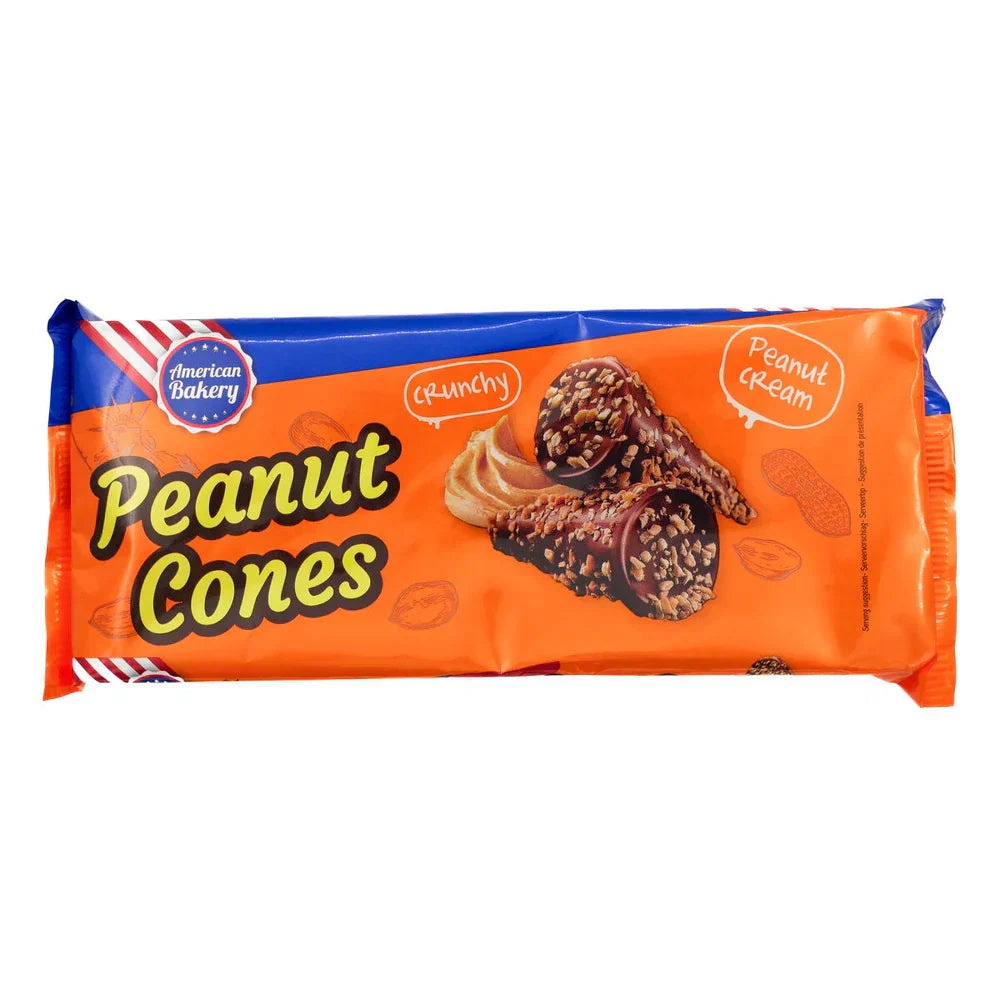 Cônes de boulangerie américains aux cacahuètes