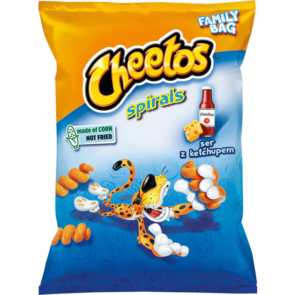 Cheetos Spirals Cheese & Ketchup Big
