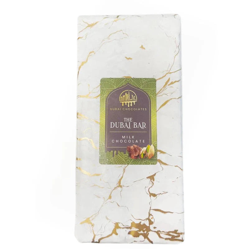 Barre de chocolat au lait Dubai Extra Croquante XL 220g Chocolat au lait de qualité supérieure