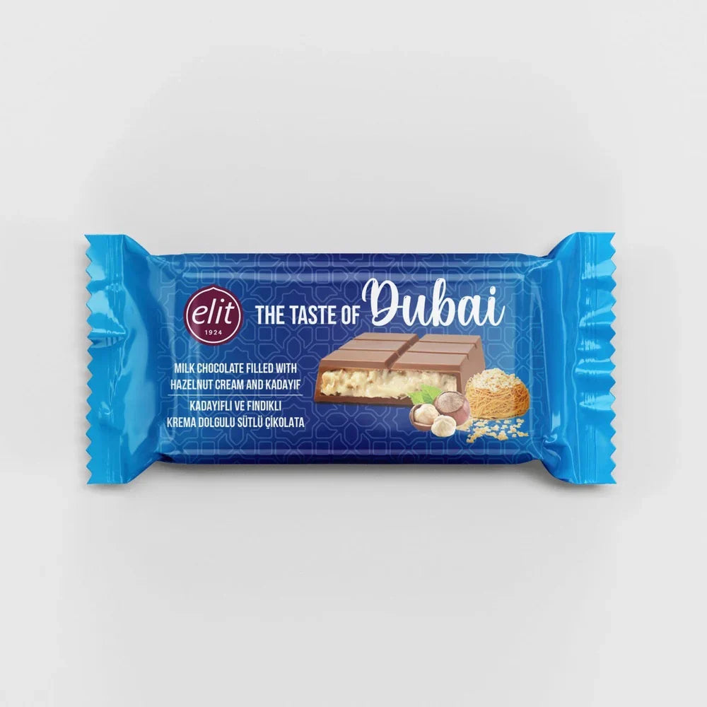 Elit Dubai Chocolat Au Lait Crème Noisette &amp; Kadayif