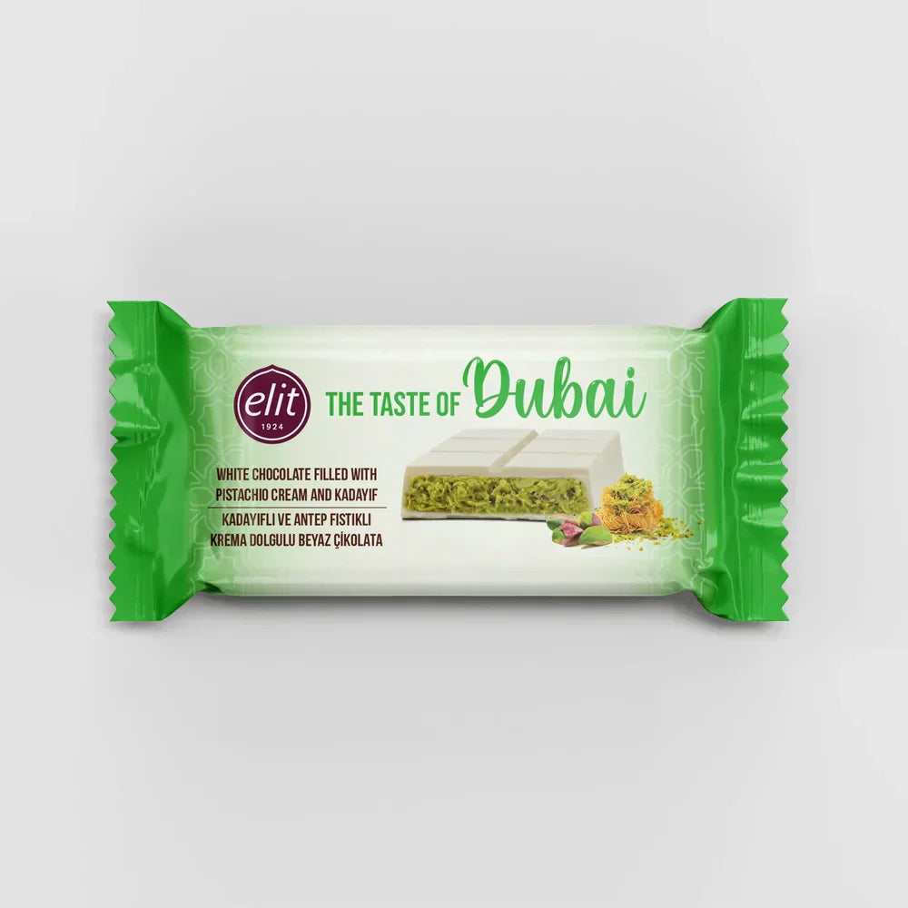 Chocolat blanc et pistache Elit Dubai