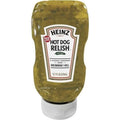 Sauce Heinz en bouteille, relish pour hot-dogs