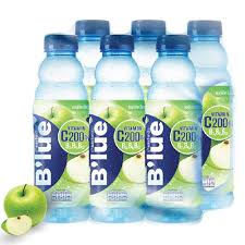 B'lue Water Vitamin Green Apple C200%-6X500ml.