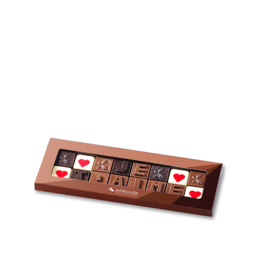 Tablette Chocolat "Je T'aime"