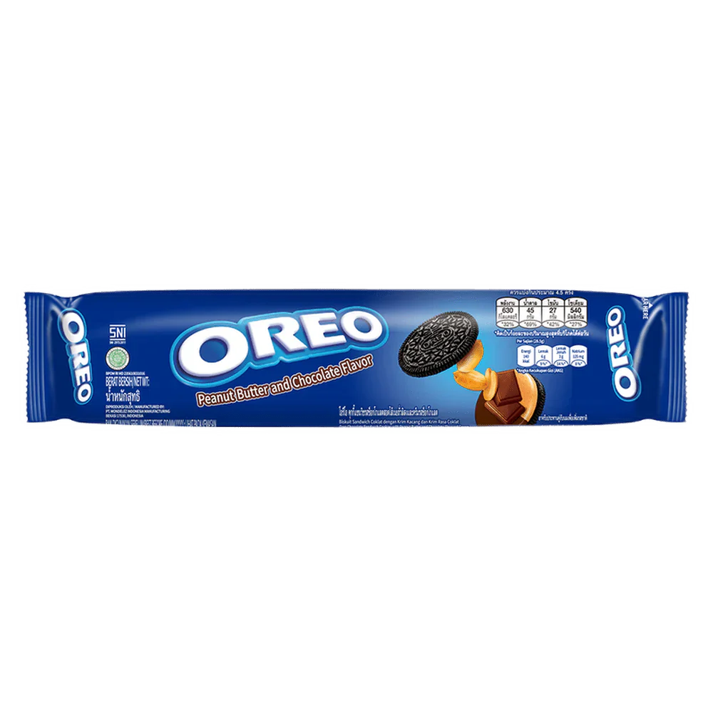 Biscuits Oreo roulés fourrés au beurre de cacahuète et au chocolat