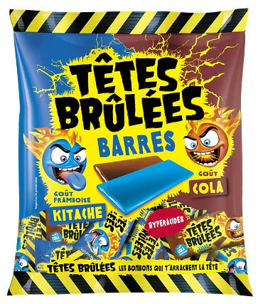 Têtes Brûlées – Barres Acidulées 200gr