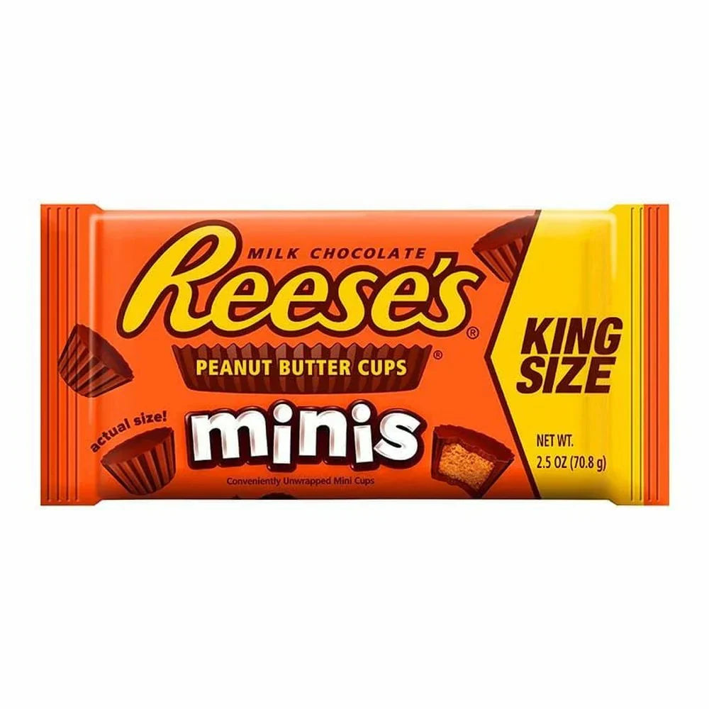 Reese's Peanut Butter Unwrapped Minis Cups King Size