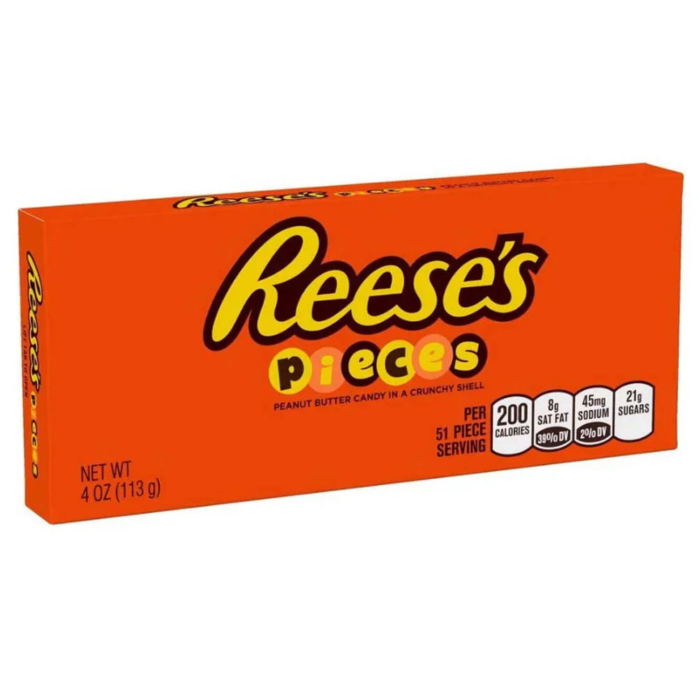 Boîte de coques croustillantes au beurre de cacahuète Reese's Pieces