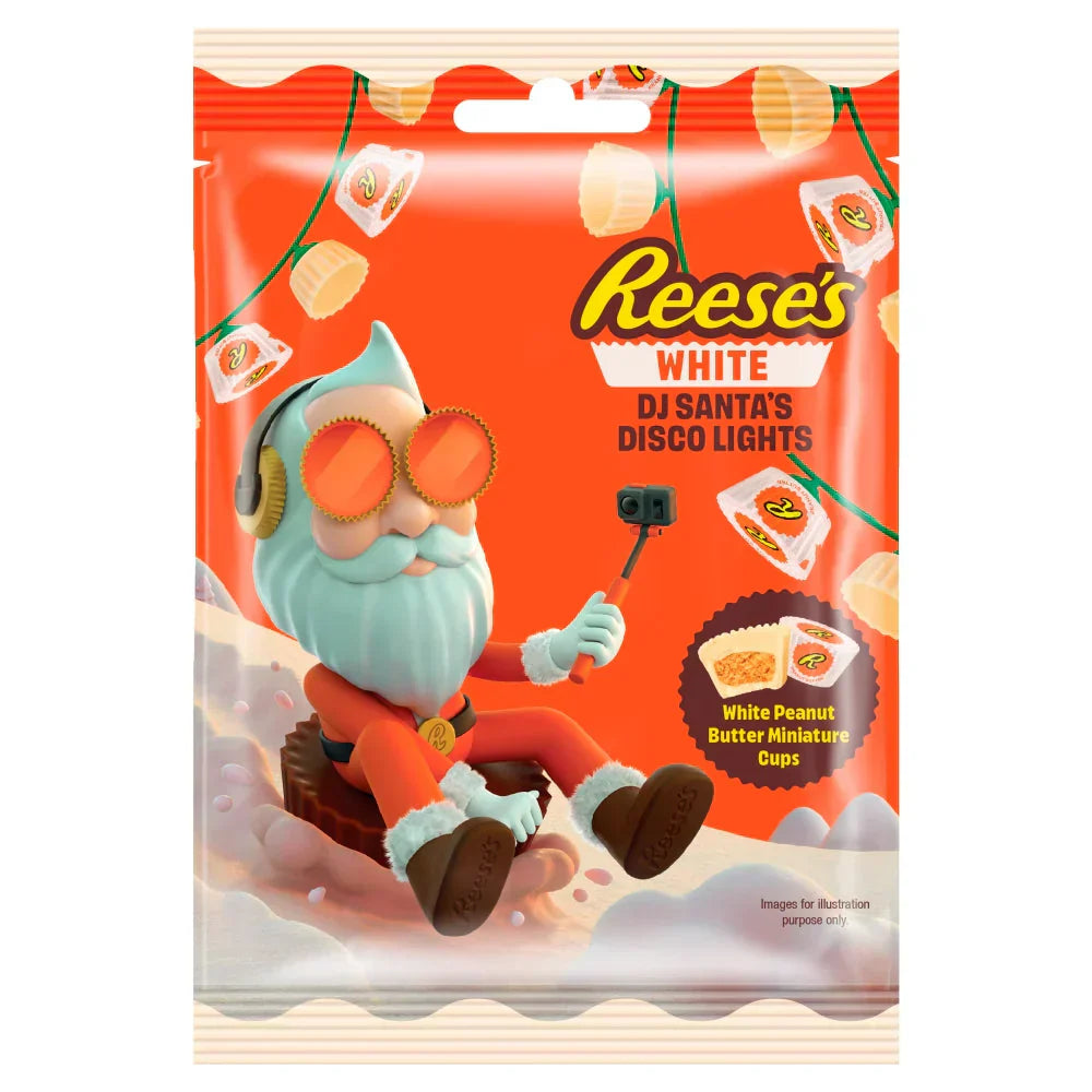 Reese's White Peanut Butter Cups, lumières disco du Père Noël de DJ
