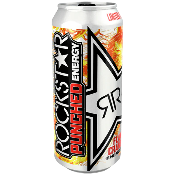 Rockstar Energy Punched Flaming Cranberry