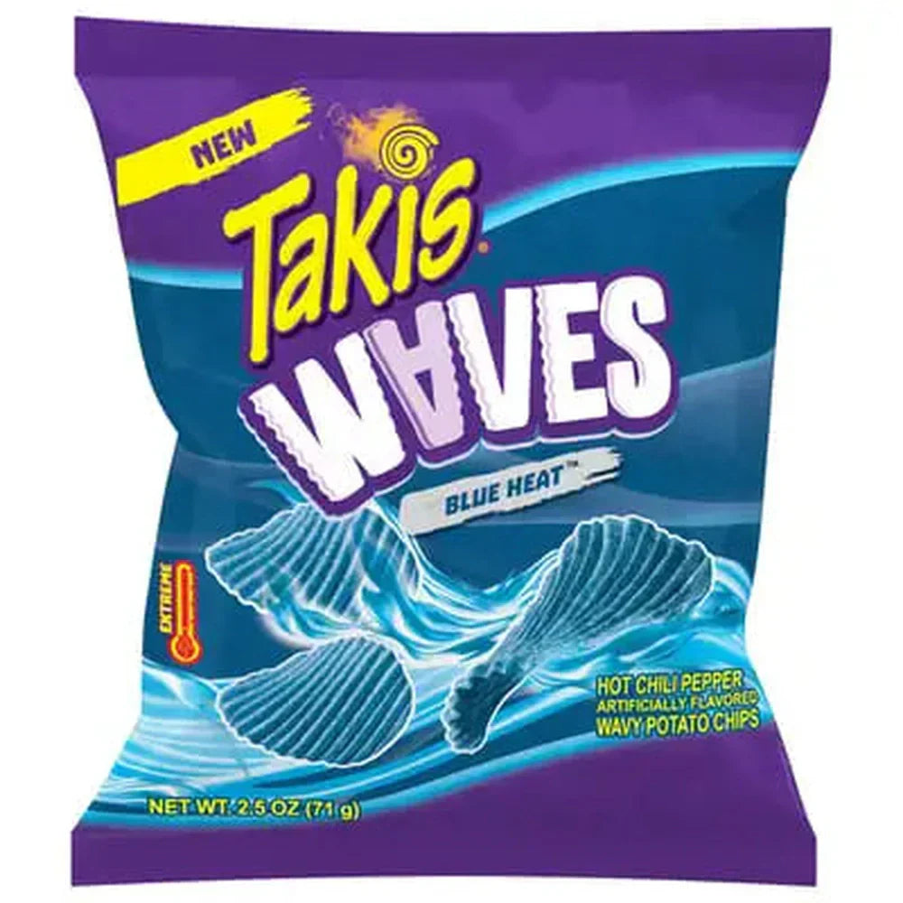 Takis Waves Blue Heat