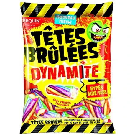 Têtes Brûlées – Dynamite – Bonbons explosifs et acidulés 180gr