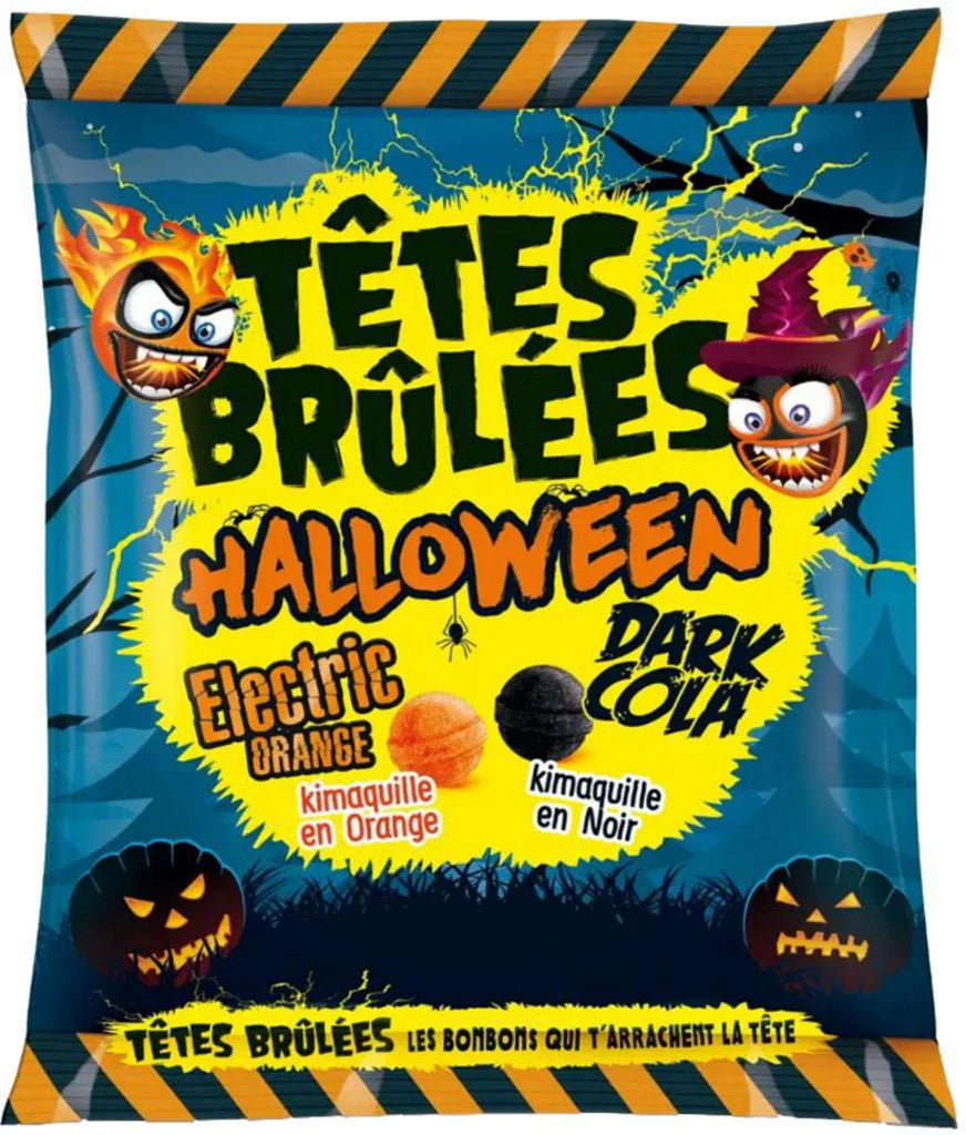 Têtes Brûlées – Halloween Edition – Bonbons explosifs et acidulés 180gr
