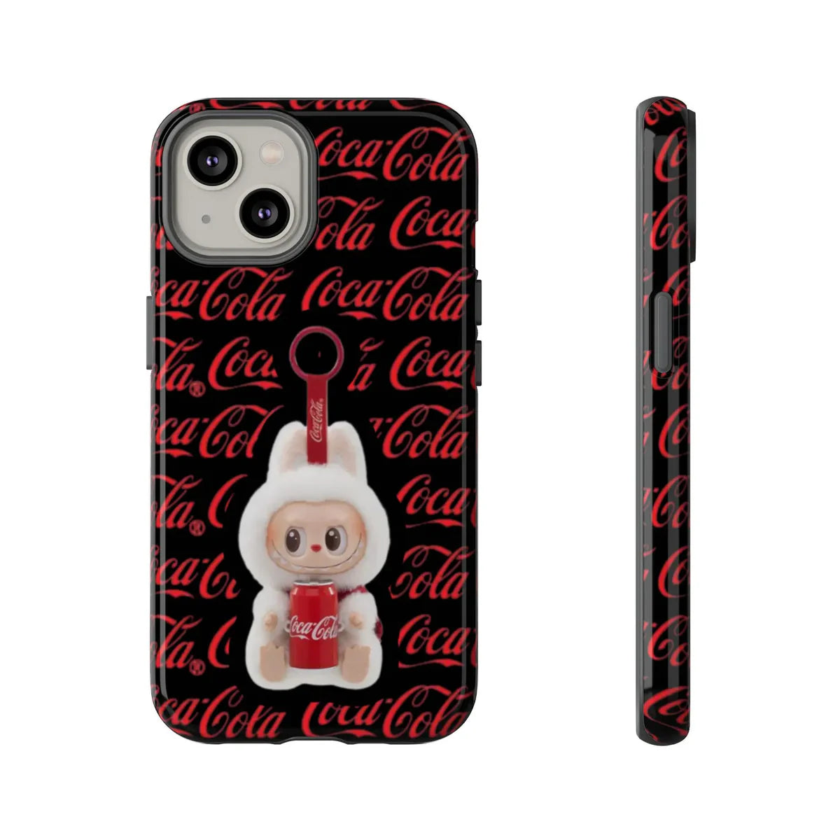 Coque iPhone Coca-Cola Labubu